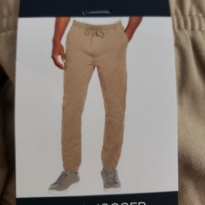 GAP Khaki Tan Twill Joggers Men's XLarge NWT